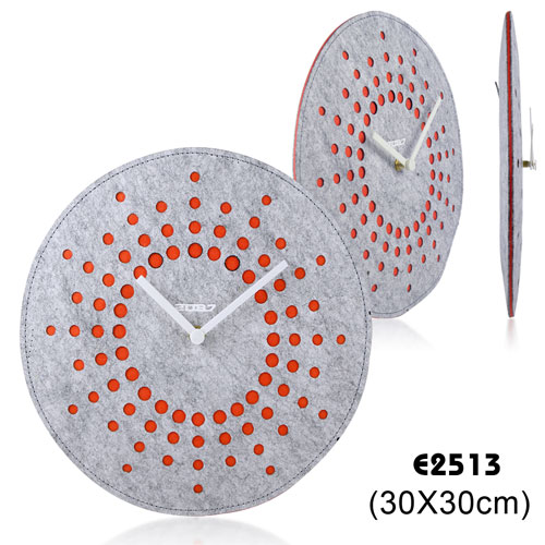 E2513 felt wall clocks                   Design : 2087