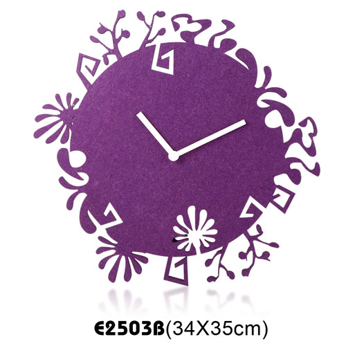 E2503B  felt wall clocks                   Design : 2087