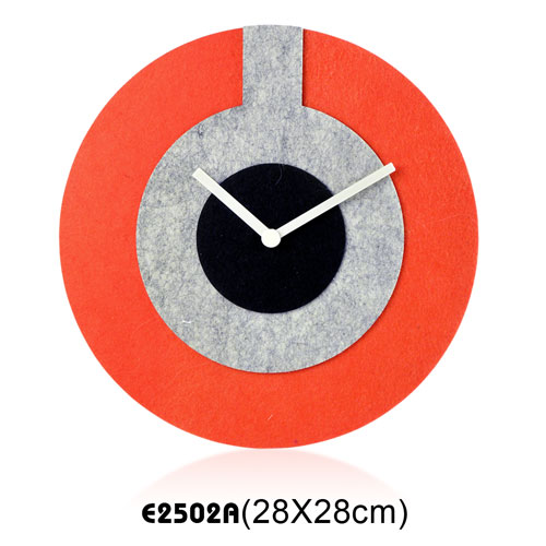 Circles (E2502A) felt wall clocks                   Design : 2087